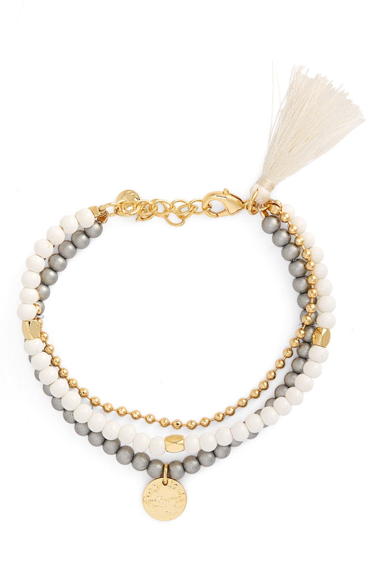 gorjana Brielle Beaded Bracelets, Main, color, 