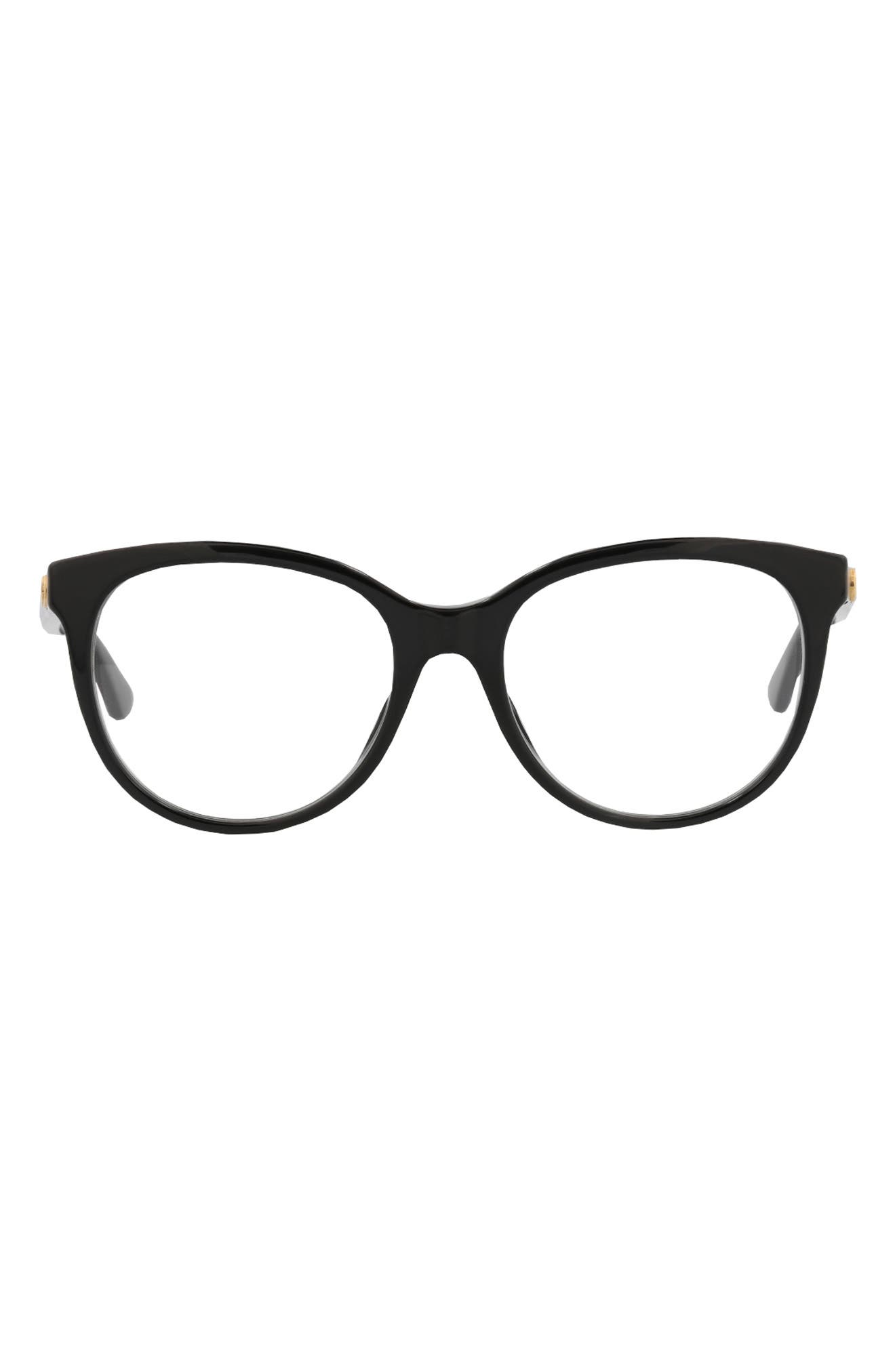 Gucci 53mm Round Optical Glasses