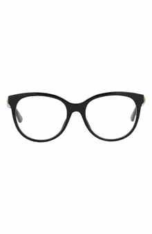 Gucci 53mm Round Optical Glasses