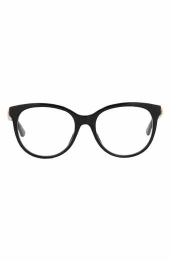 Gucci 53mm Round Optical Glasses