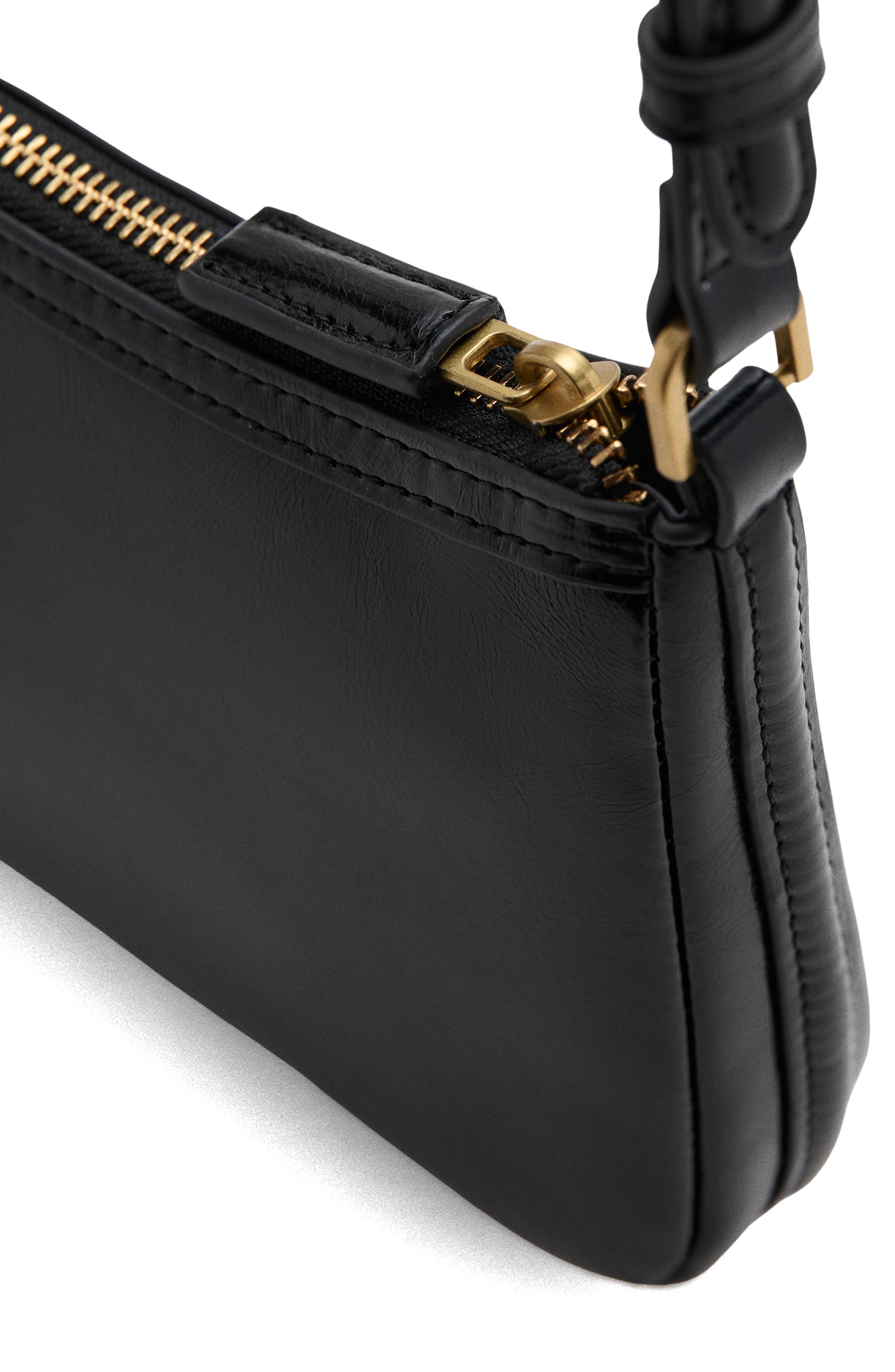 MANGO Faux Leather Crossbody Bag, Alternate, color, 