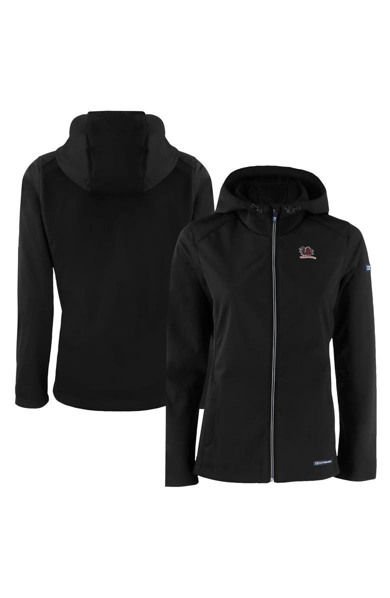 Cutter & Buck Women's Cutter & Buck  Black South Carolina Gamecocks Evoke Eco Softshell Recycled Full-Zip Hooded Jacket, Main, color, Black
