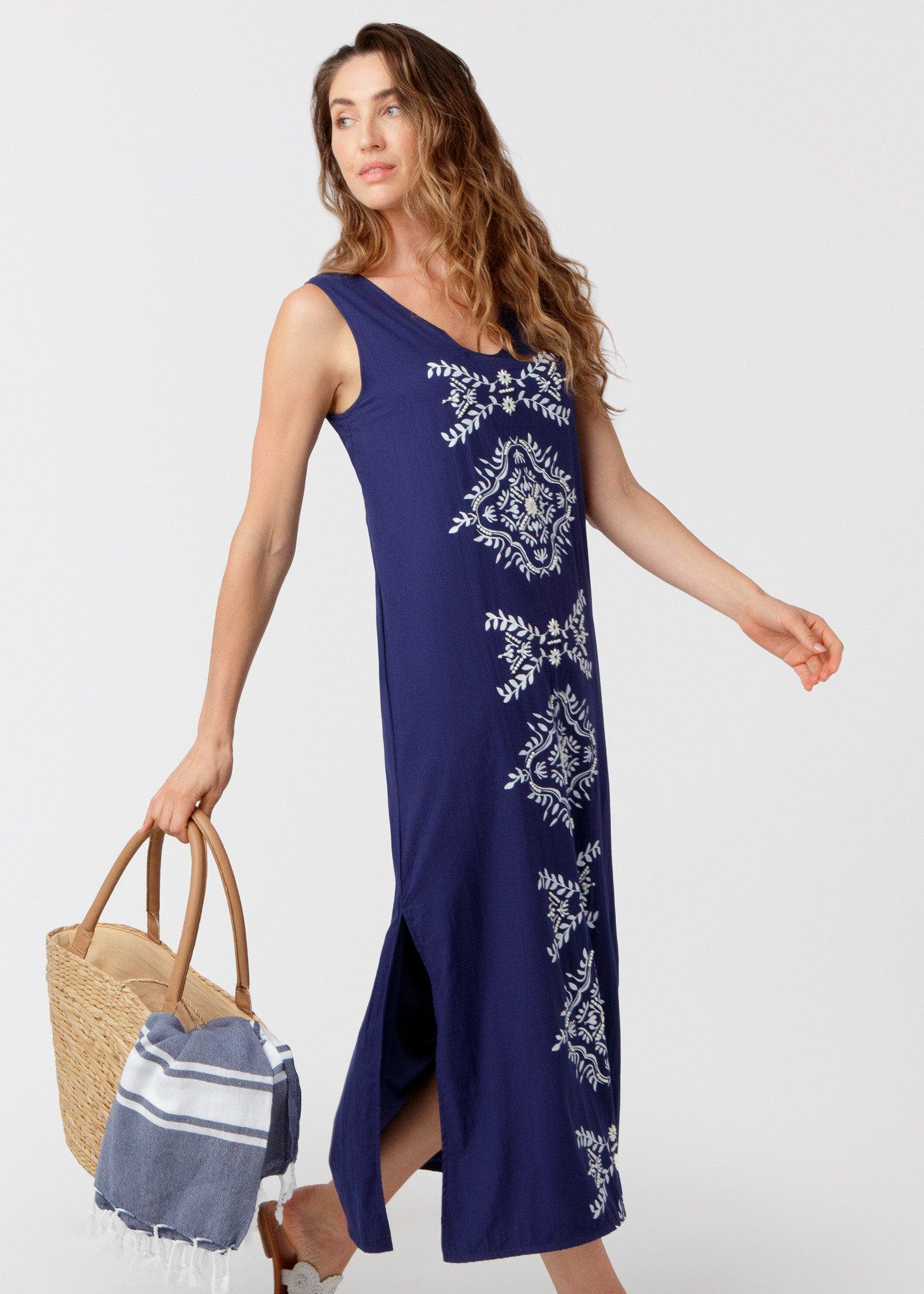 Essential Maxi Dress with Side Slit - image 3