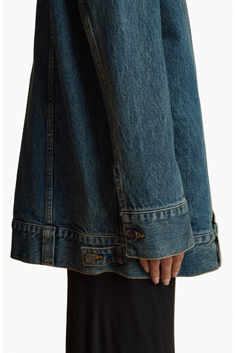 Ross Oversize Denim Trucker Jacket, Alternate, color, STINSON