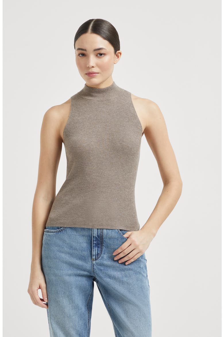 Knit top, Alternate, color, Light Brown