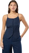 Onia Air Linen High Neck Top