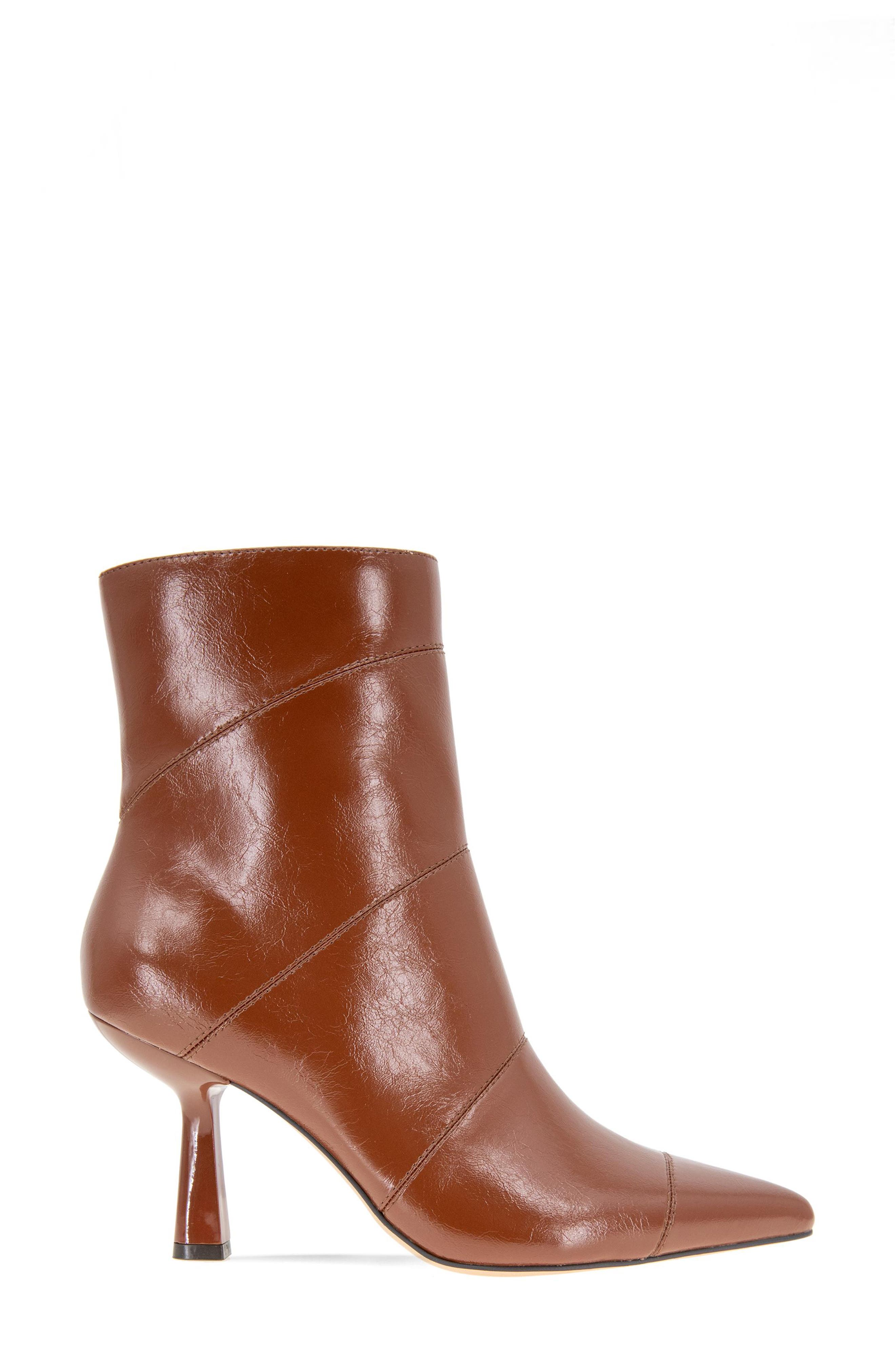 Ivy Pointed Toe Bootie, Alternate, color, BRANDY