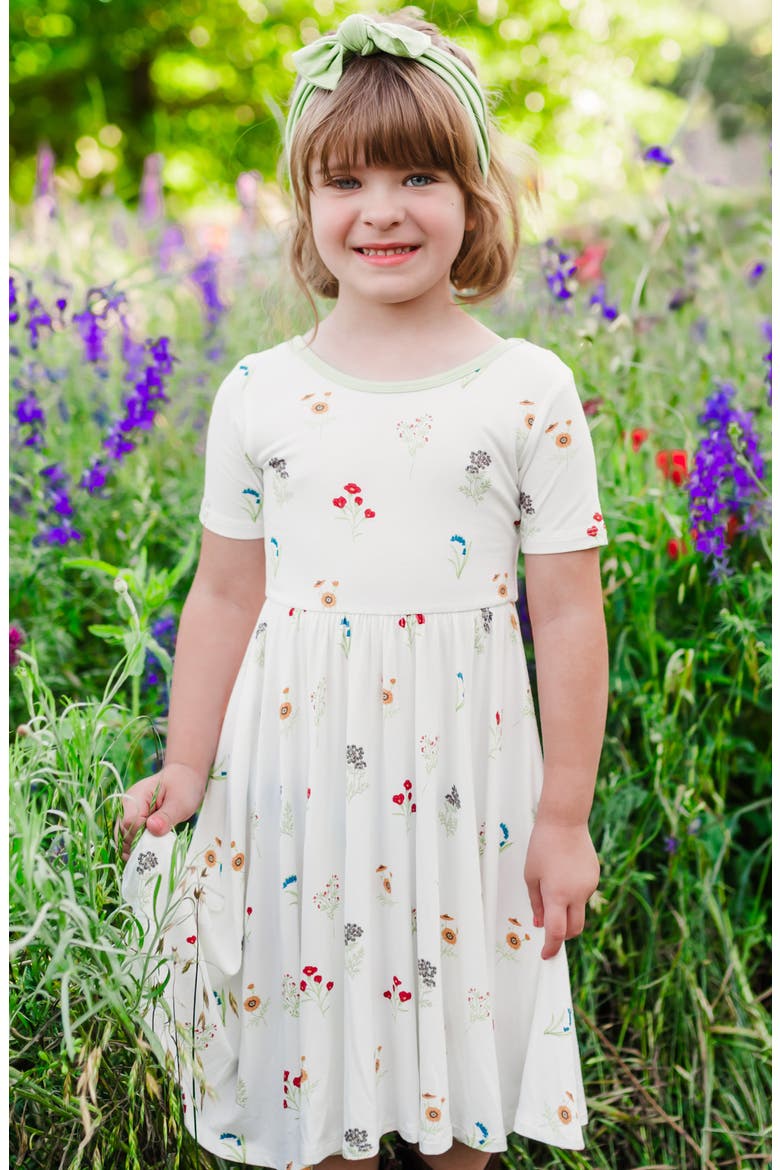 Kids' Wildflower Print Twirl Dress (Baby & Toddler) TWIRL DRESS, Alternate, color, WILDFLOWER