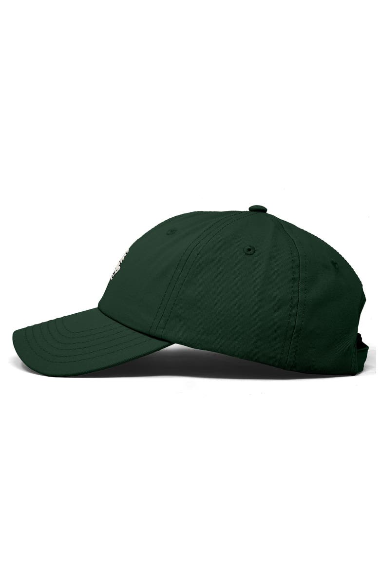 Sculpture Dad Cap, Alternate, color, Dark Green