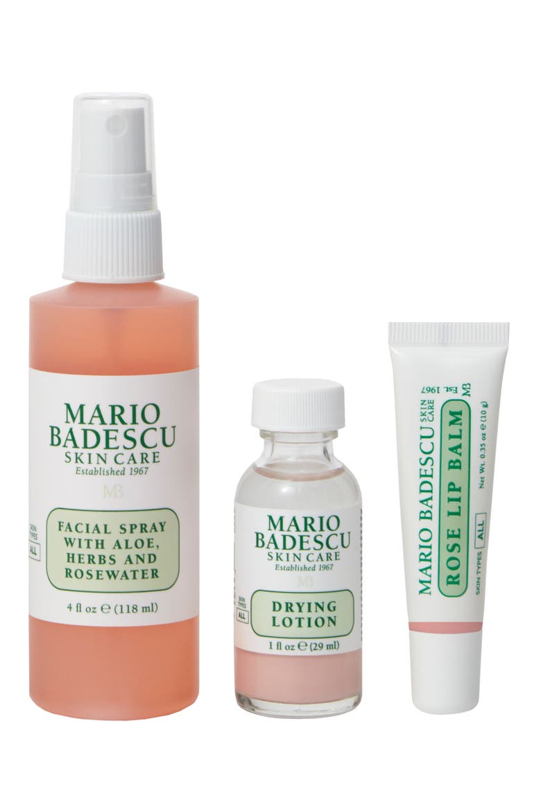 Full Size Drying Lotion, Face Mist & Lip Balm Set-$33 Value, Main, color, NO COLOR