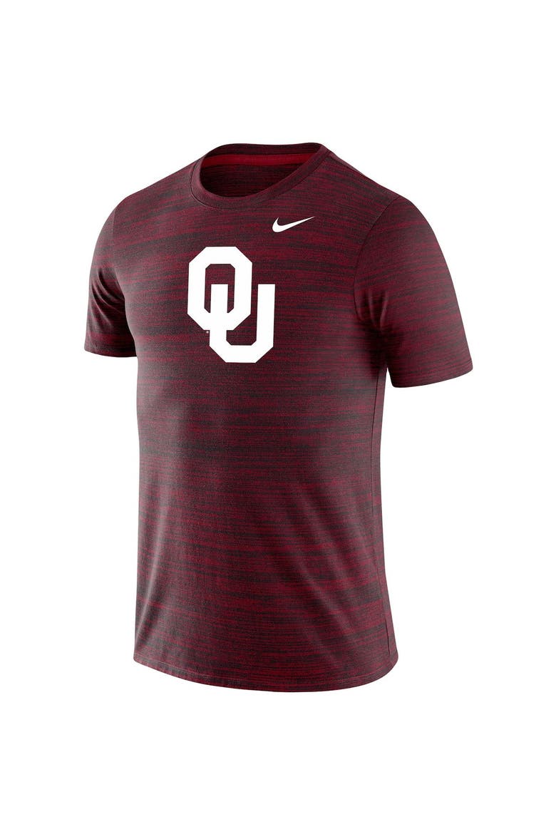 Men's Nike Crimson Oklahoma Sooners Team Logo Velocity Legend Performance T-Shirt, Alternate, color, Crimson