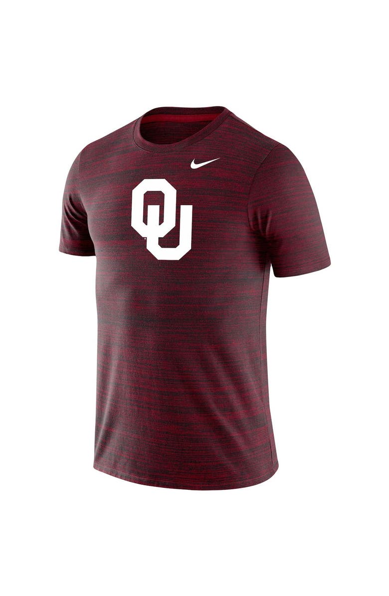 Nike Men's Nike Crimson Oklahoma Sooners Team Logo Velocity Legend Performance T-Shirt, Alternate, color, 