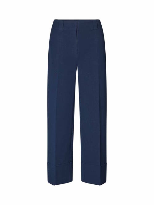 Masai Copenhagen Cropped Loose Leg Pants In Blue