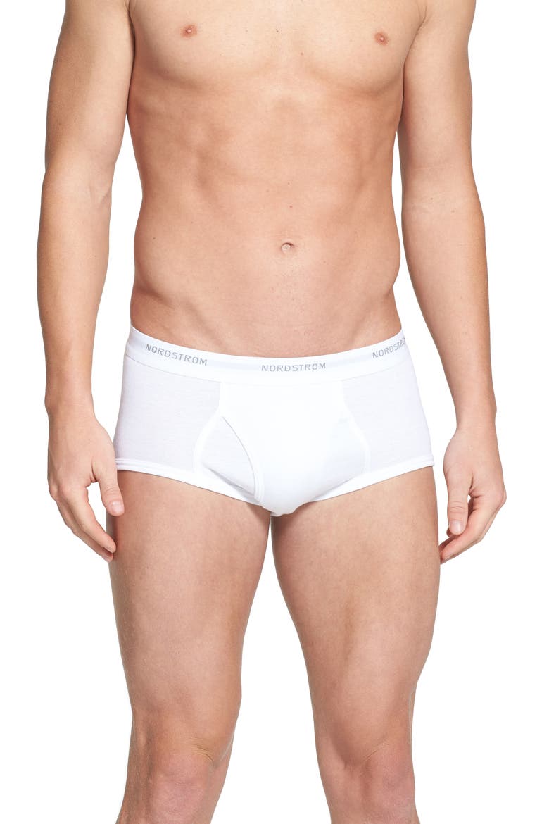 4-Pack Supima® Cotton Briefs, Alternate, color, WHITE