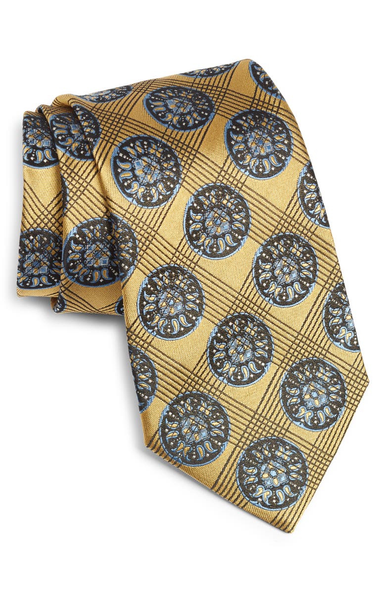 ZEGNA Ermenegildo Zegna Paisley Silk Tie, Main, color, 