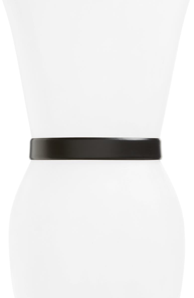 FERRAGAMO Salvatore Ferragamo Gropp Barolo Leather Belt, Alternate, color,