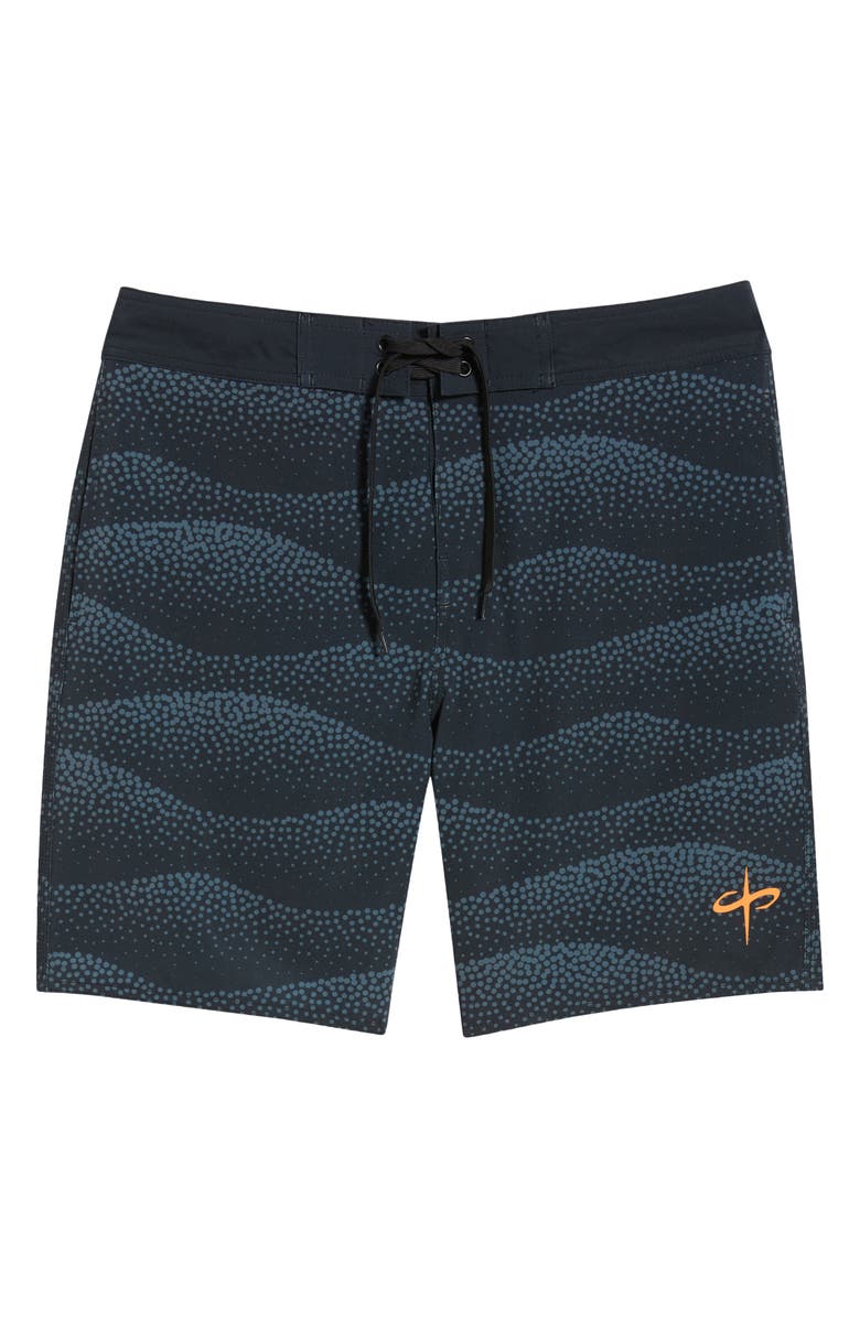 SANTO STUDIO Cole Houshmand Pro Board Shorts, Main, color, Black