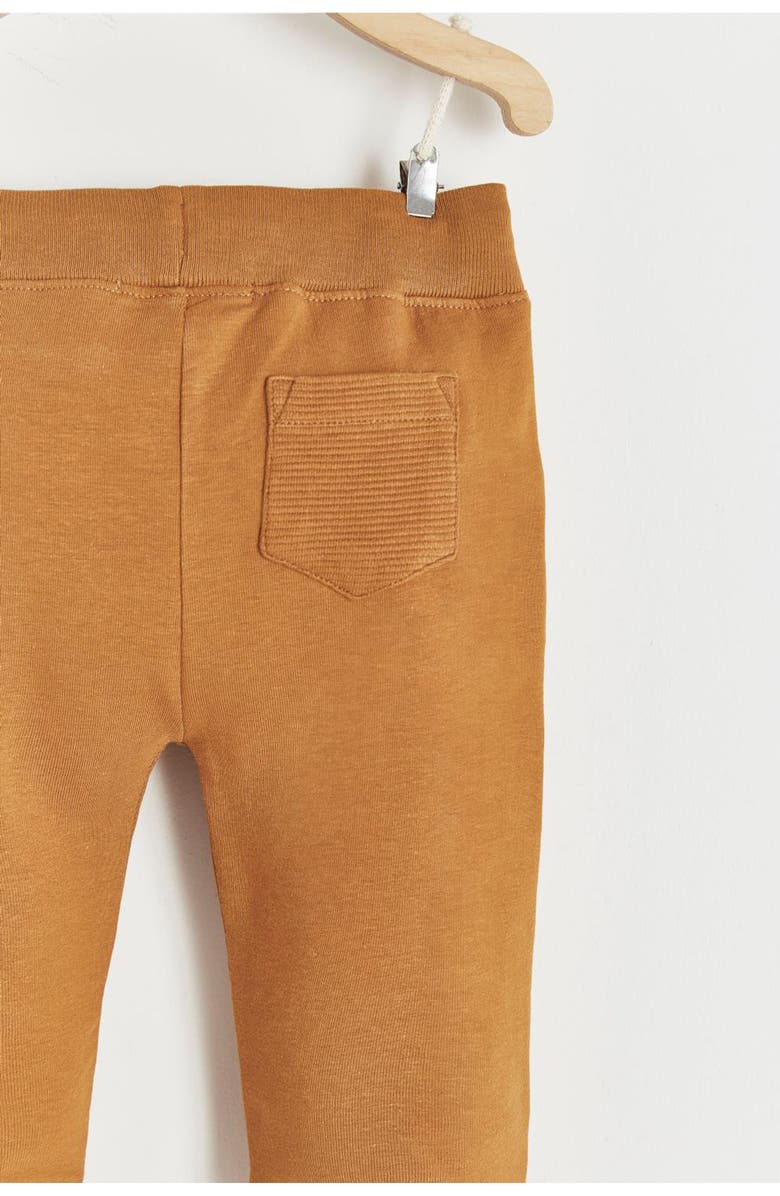 Babycottons Premium Cotton Merlin Printed Jogger For Infant, Alternate, color, Camel