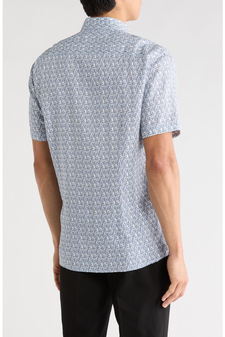 Short Sleeve Sport Shirt, Alternate, color, BLUE / BLEU
