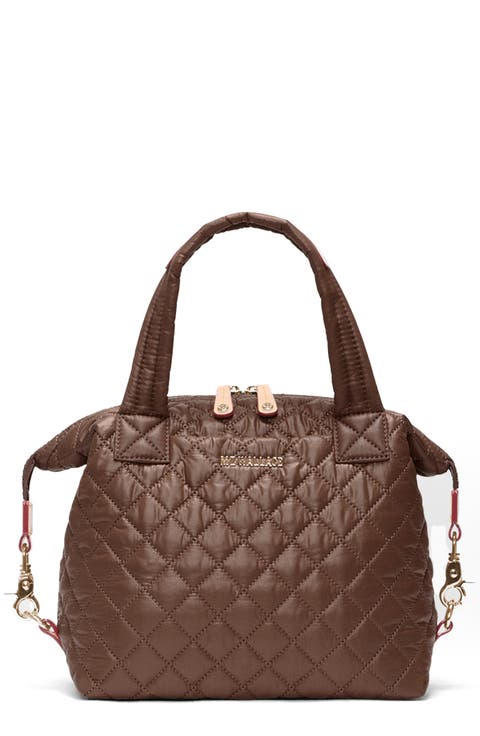 Small Sutton Deluxe II Quilted Nylon Crossbody Bag