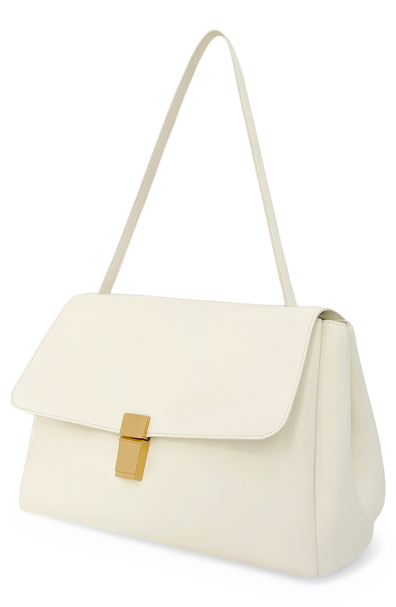 JW PEI Hilary Faux Leather Shoulder Bag, Alternate, color, White
