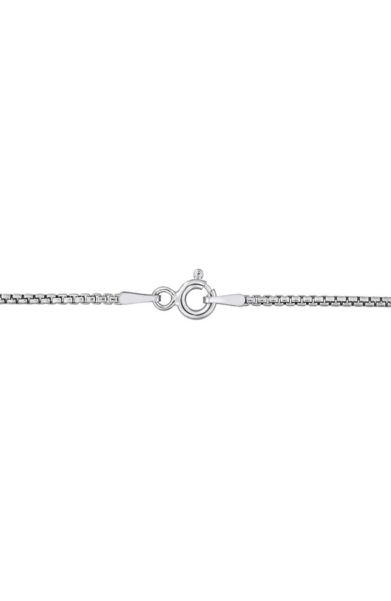 DELMAR Box Link Chain Necklace, 1.40mm, Alternate, color, Silver