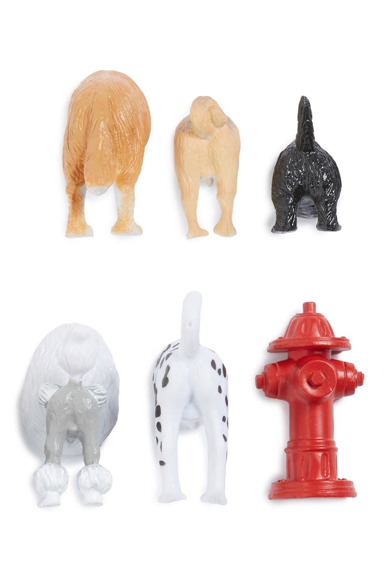 'Dog Butt' Magnets, Main, color, BROWN