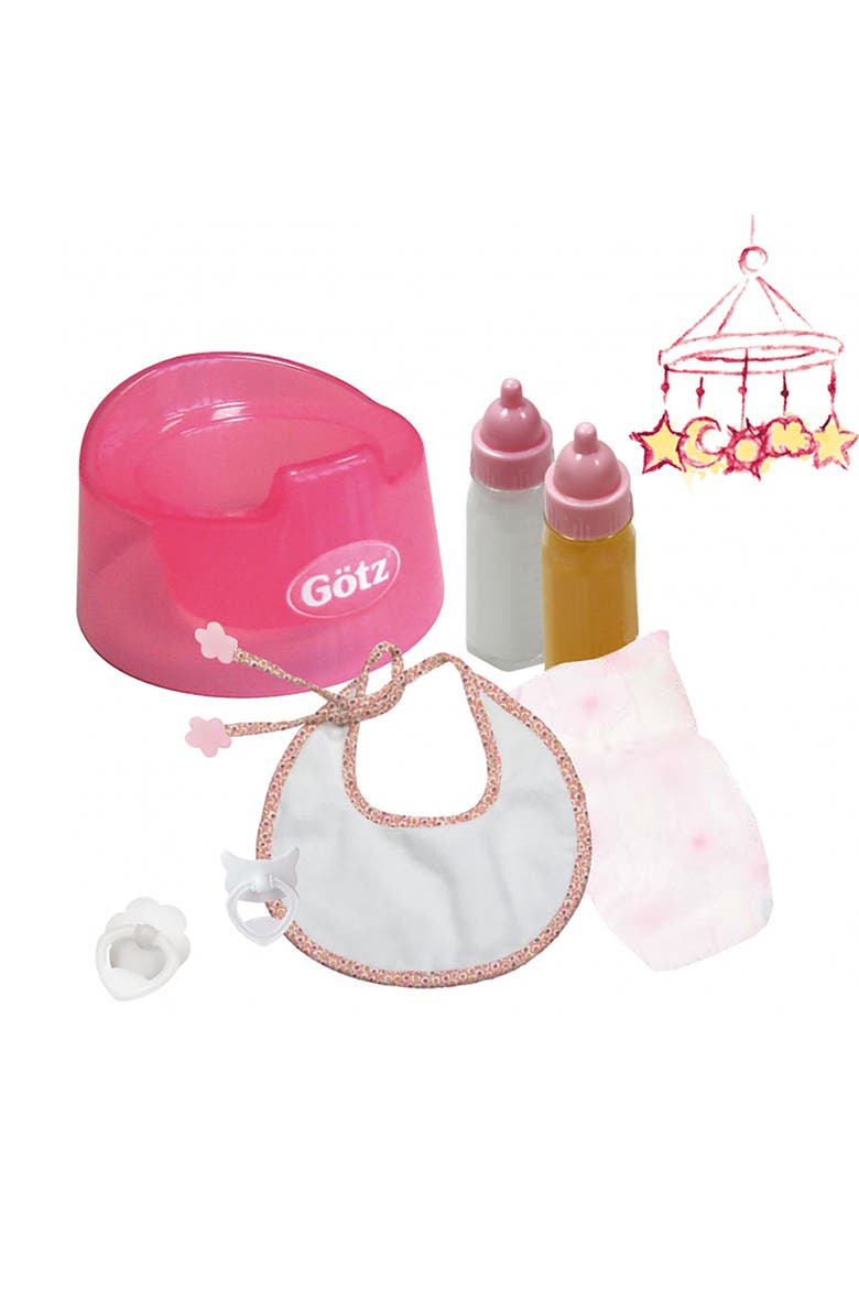 Basic Care Potty Training Set for Baby Dolls up to 16.5", Alternate, color, Multicolored