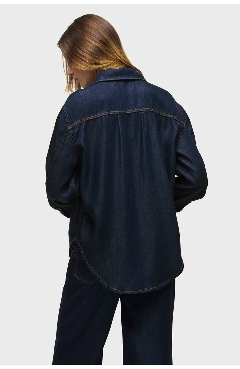 Hudson Jeans Oversized Button Down Shirt, Alternate, color, 