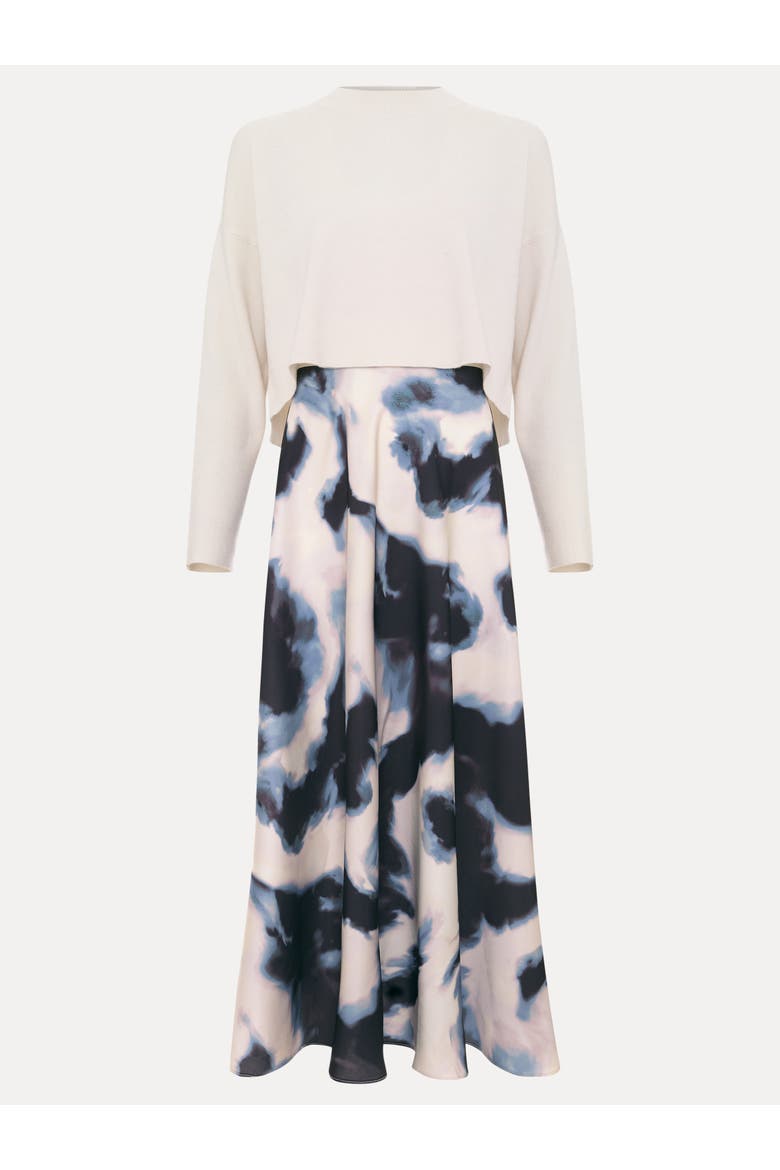 Issy Tye Dye 2-in-1 Midi Dress, Alternate, color, Multi
