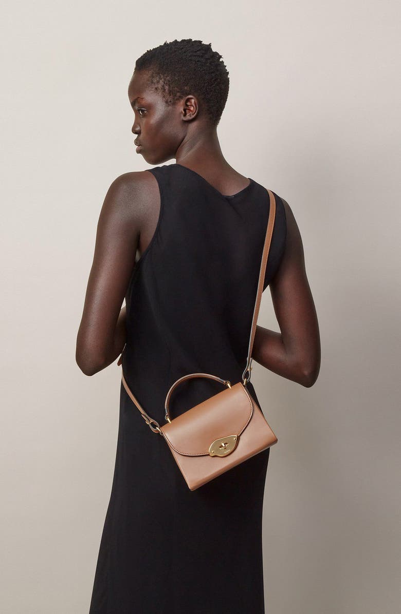 Mulberry Small Lana Top Handle Crossbody Bag, Alternate, color, Sable