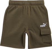 PUMA Kids' Fleece Cargo Shorts