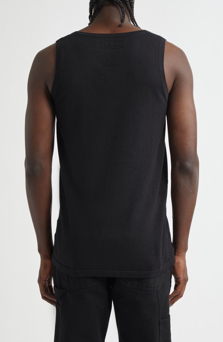 FRENCKENBERGER Big Cotton & Cashmere Tank, Alternate, color, Black