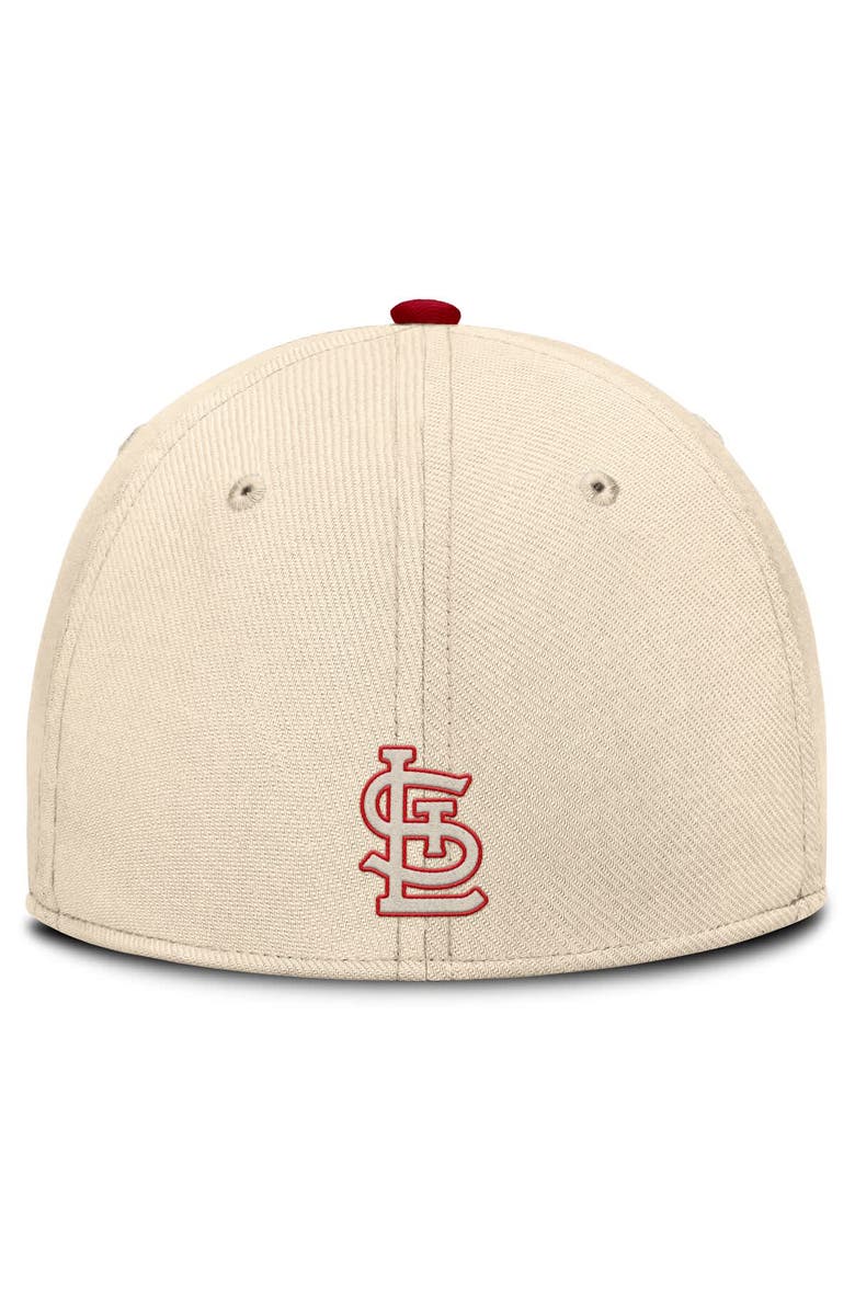 Nike Men's Nike Natural/Red St. Louis Cardinals Statement Rise Performance Flex Hat, Alternate, color, Natural