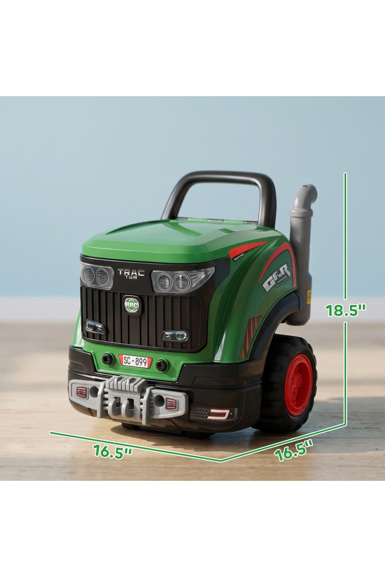 Large Truck Engine Toy, Kids Mechanic Repair Set with Spray, Lights, Sounds and Removable Parts, Educational Gifts for 3-6 Year Boys Girls, Green, Alternate, color, Green