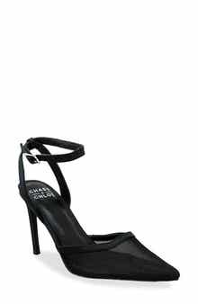 Sheer Mesh Pointed Toe Pump