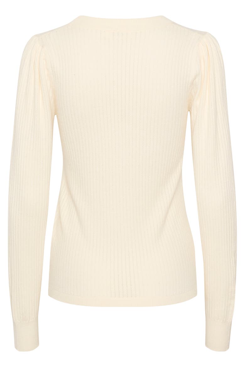 SLSpina Slim Fit Crew Neck Pullover, Alternate, color, Whisper White