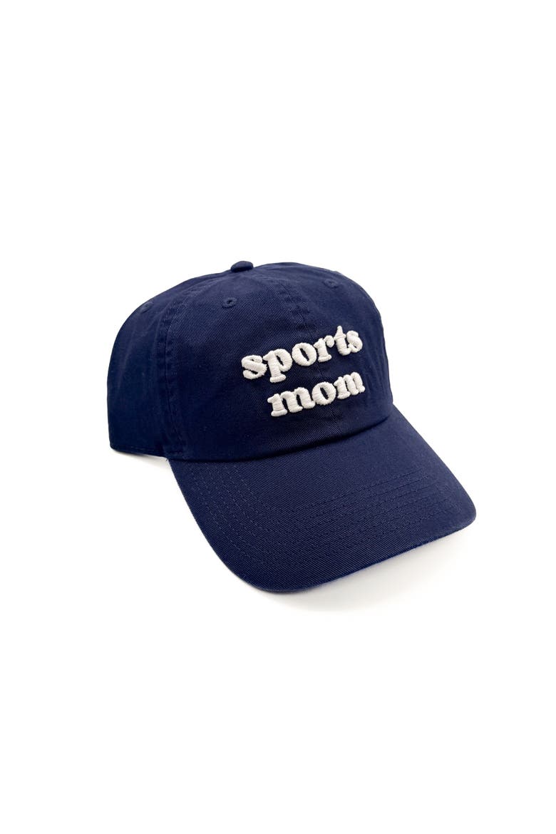 Sports Mom Baseball Hat, Alternate, color, Navy