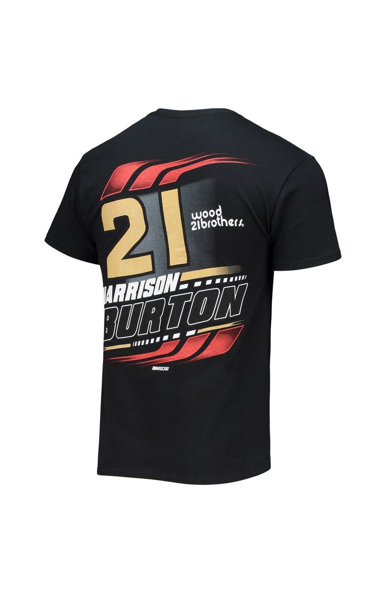 CHECKERED FLAG Men's Checkered Flag Black Harrison Burton Hi-Octane T-Shirt, Alternate, color, Black