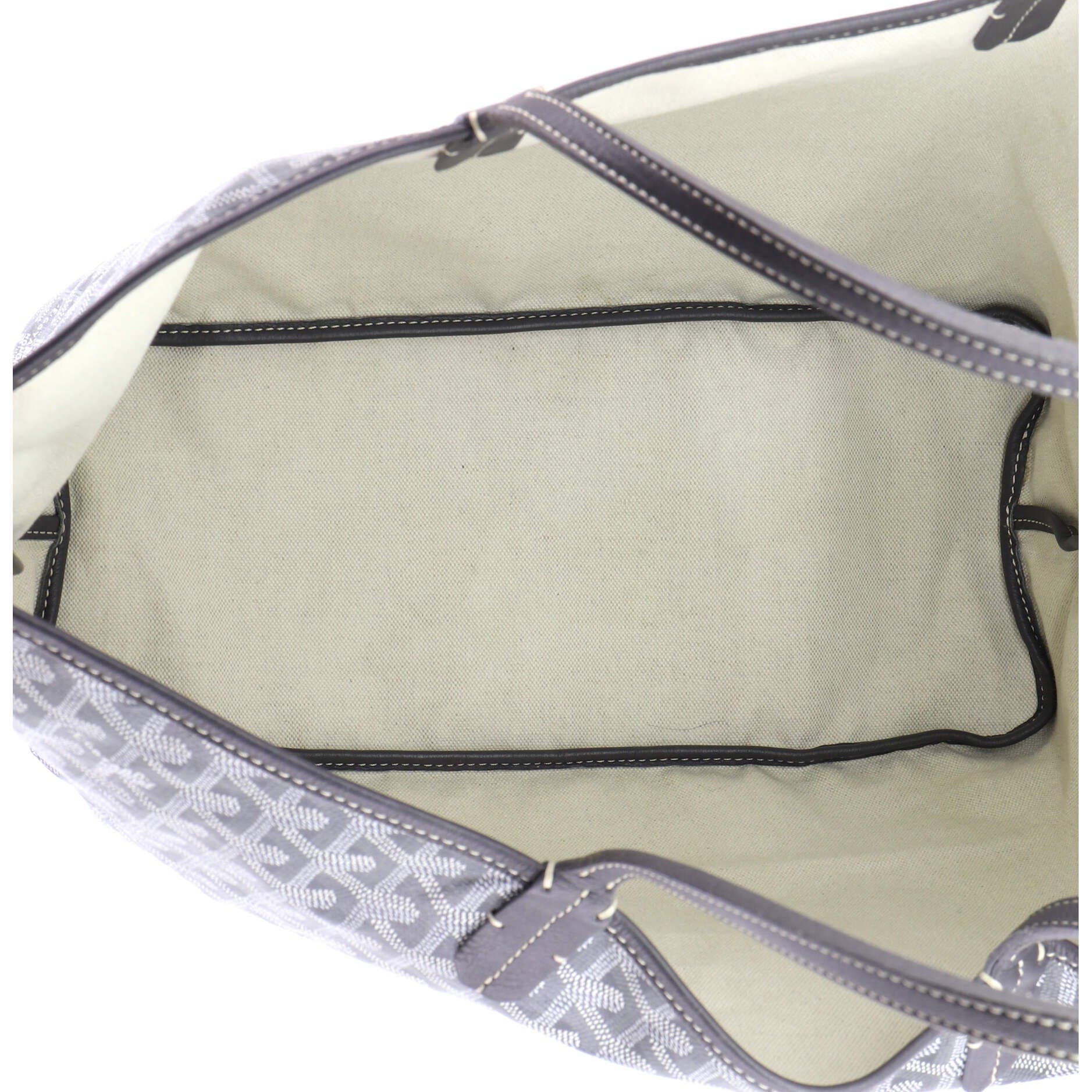 Pre-Owned Goyard Saint Louis Tote Coated Canvas PM, Alternate, color, Gray