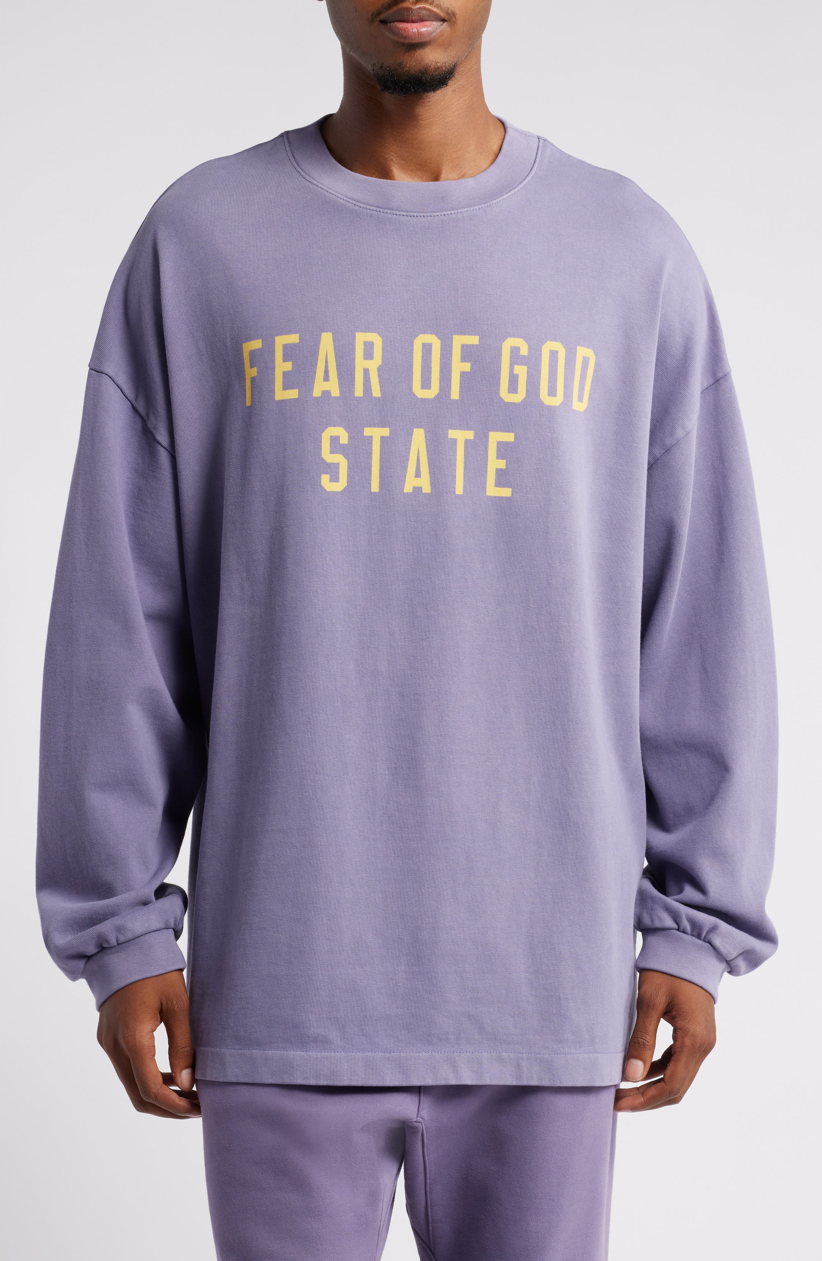Fear of God Essentials Gender Inclusive State Logo Long Sleeve T