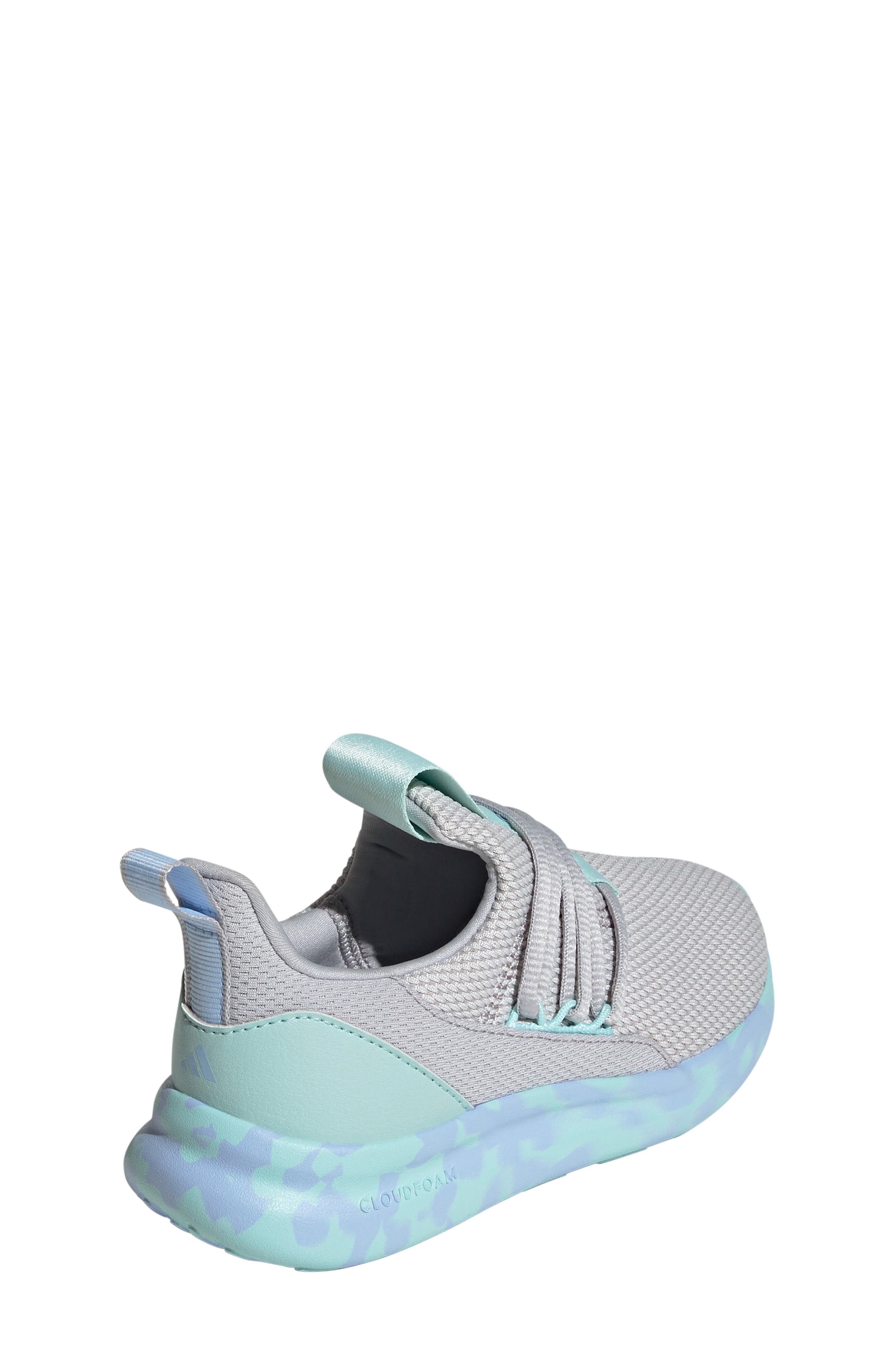 adidas Kids' Lite Racer Adapt 7.0 Sneaker, Alternate, color, Blue/ Grey/ Aqua