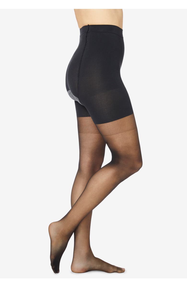Secret Solutions Instant Shaper Tights, Alternate, color, Black