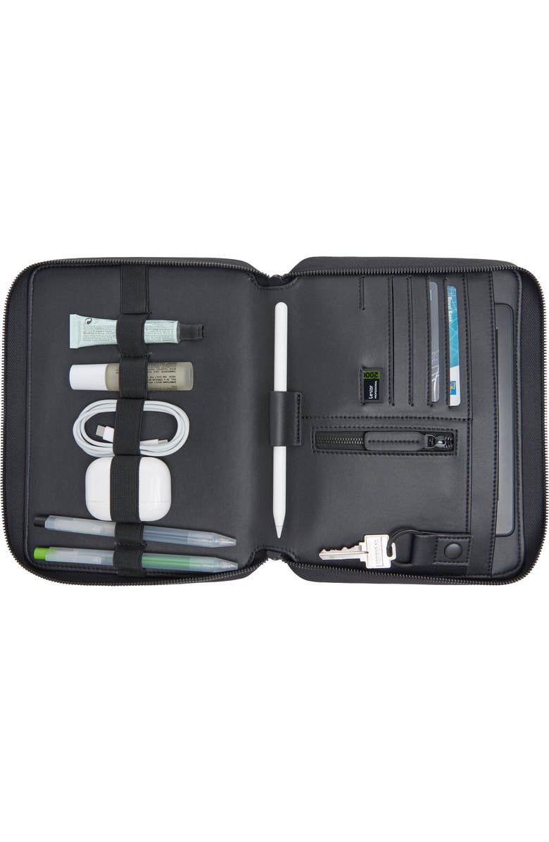 Monos Metro Zip Folio, Alternate, color, Carbon Black