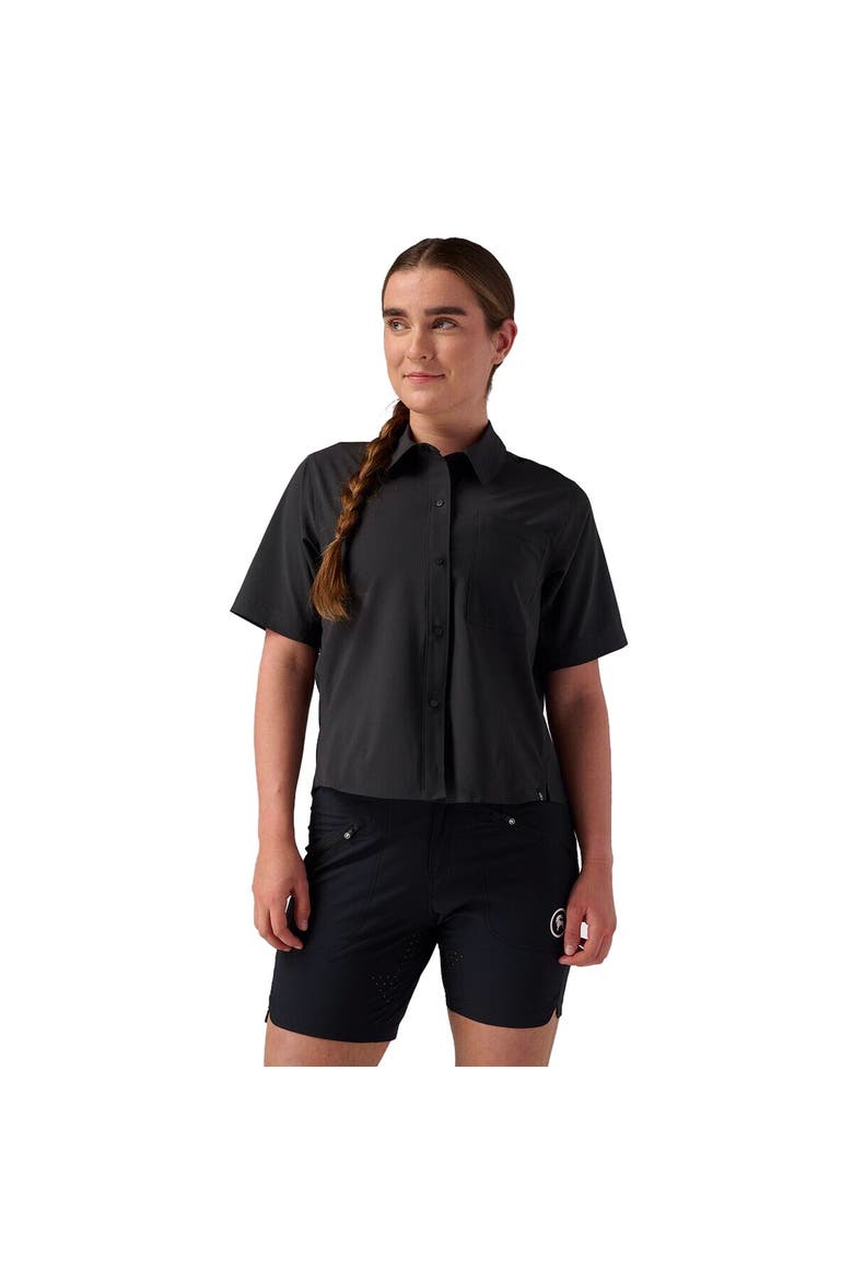 Slickrock Short-Sleeve Button-Up Jersey - Women's, Alternate, color, Black