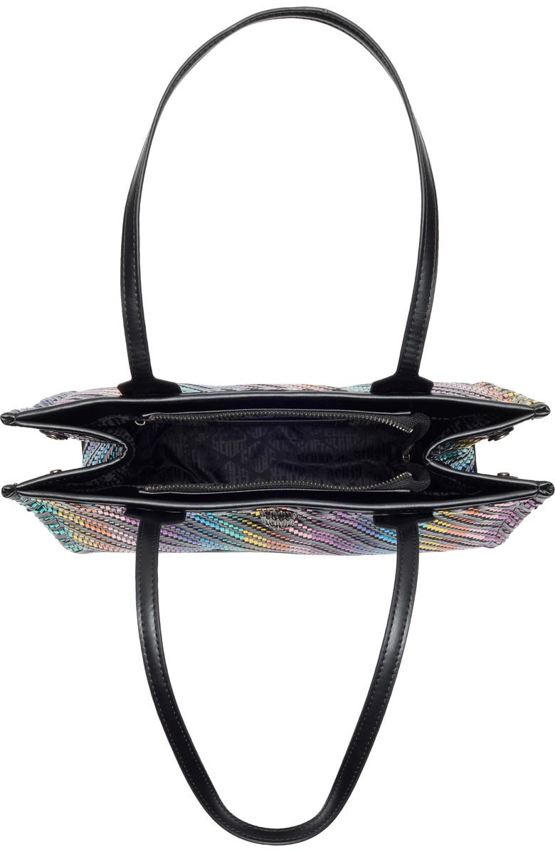 Kurt Geiger London Small Kensington Square Tote Bag, Alternate, color, Black Multi
