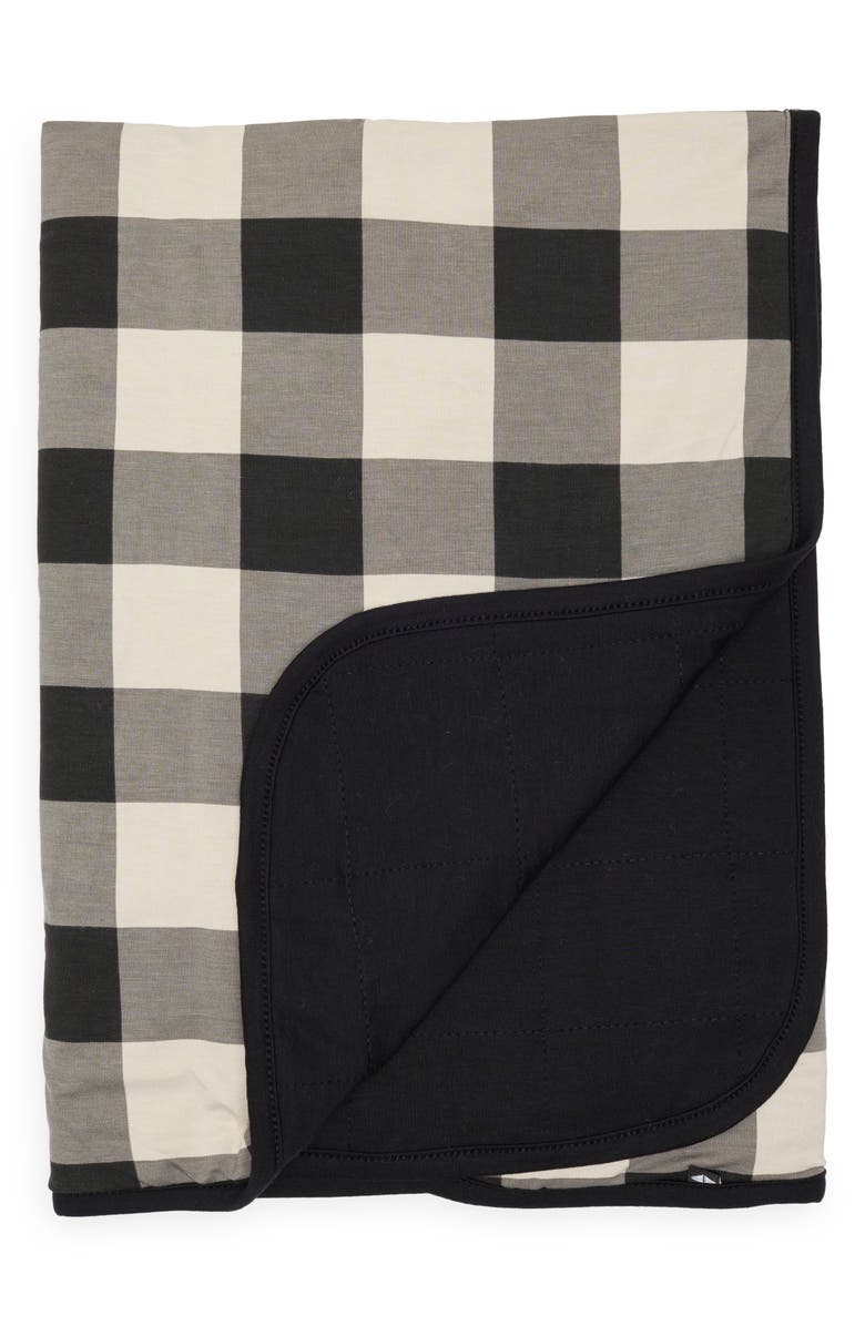 Kyte BABY Plaid Baby Blanket, Main, color, Midnight Plaid