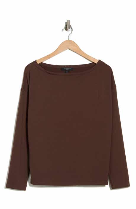AllSaints Rita Boat Neck Long Sleeve Top