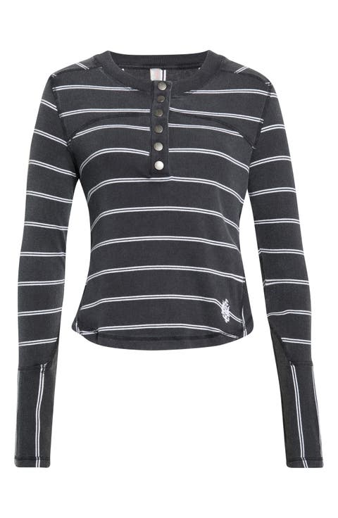 Cool Down Stripe Henley