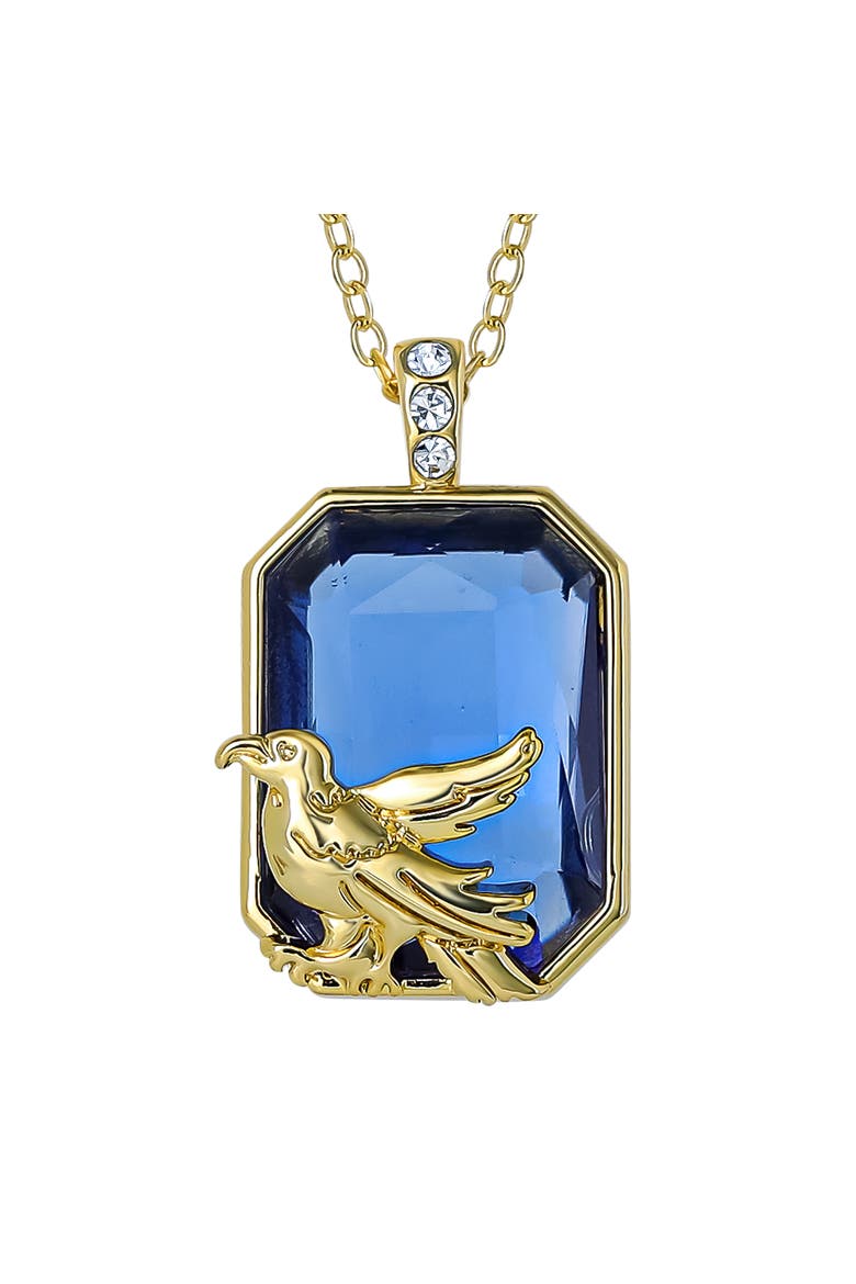 Ravenclaw Eagle Pendant Necklace Official License, 18+2", Main, color, Blue